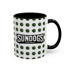 Sundogs Football Accent Coffee Mug (11oz)