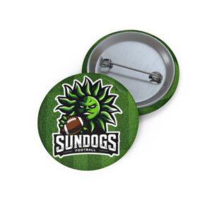 Sundogs Football Field Pin Buttons - $5 in Sundogs Football support included in price!